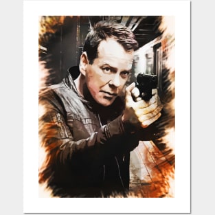 Jack Bauer Portrait Posters and Art